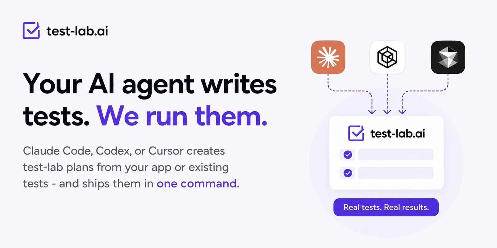 Create Your Tests Using Your Favorite AI Agent