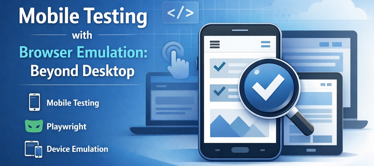 Mobile Testing with Browser Emulation: Beyond Desktop