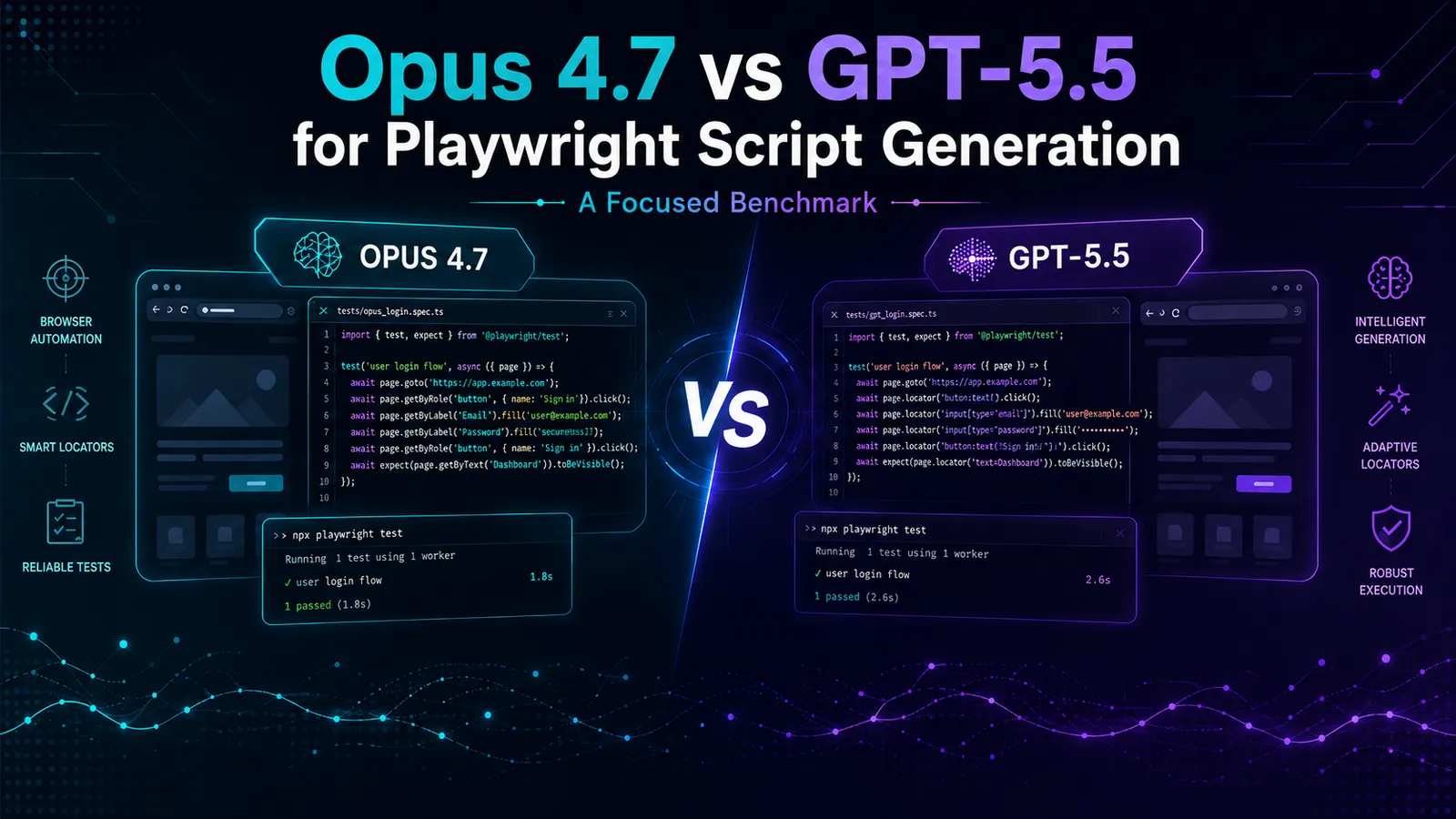 Opus 4.7 vs GPT-5.5 for Playwright Script Generation: A Focused Benchmark