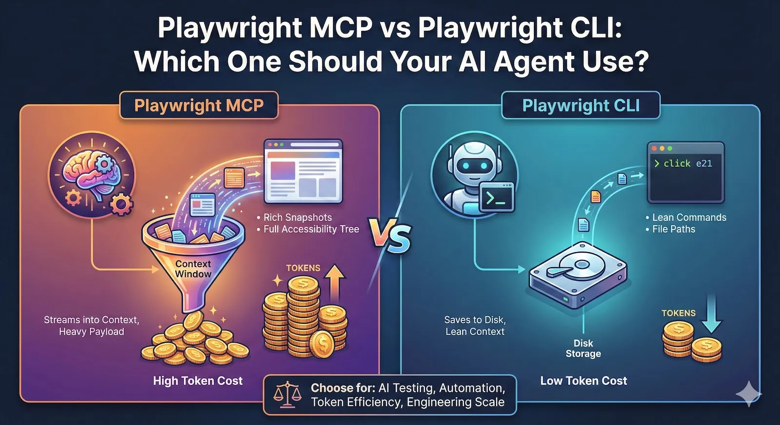 Playwright MCP vs Playwright CLI: Which One Should Your AI Agent Use?