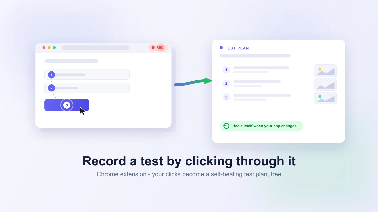 Record a Test by Clicking Through Your App